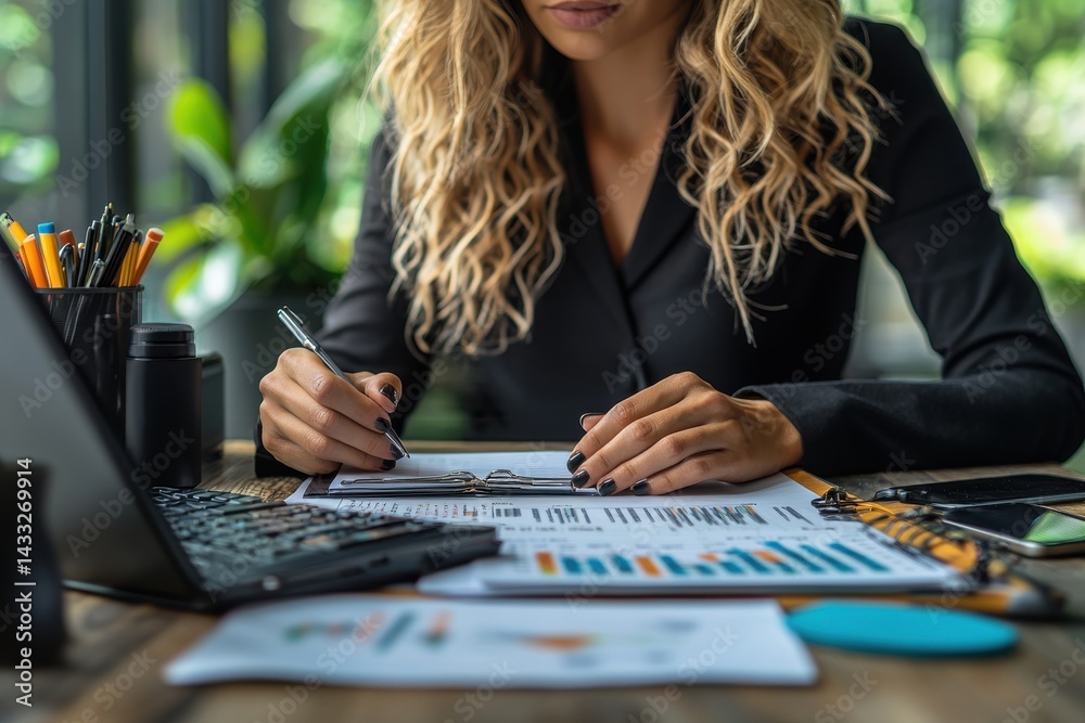 Fototapeta premium Effective Business Planning Strategies for Success