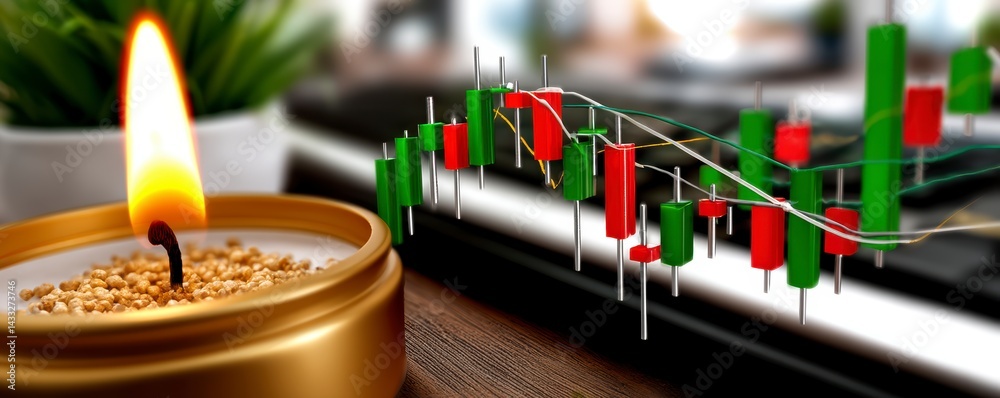 Market analysis strategies trading room financial data professional environment close-up view economic trends