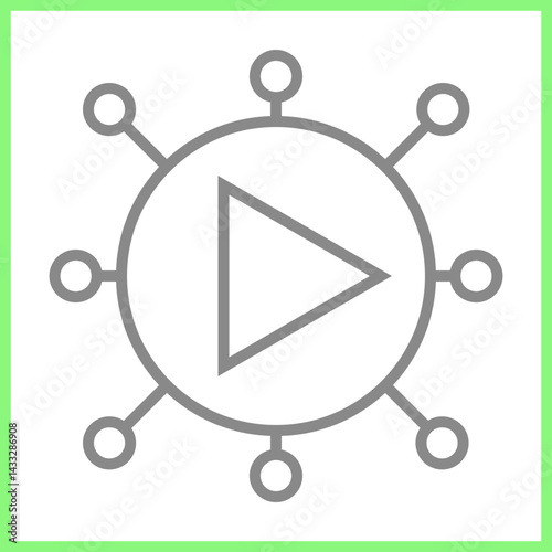 Streaming Service Icon Design