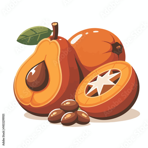 tropical, sapote, food, fresh, fruit, healthy, ripe, background, exotic, white, tasty, nature, delicious, sweet, brown, pouteria, nutrition, organic, raw, vitamin, natural, juicy, diet, green, edible,
