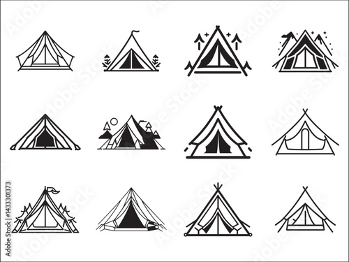 Camp Icon Vector Illustration