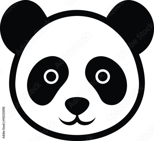 panda bear  head cub