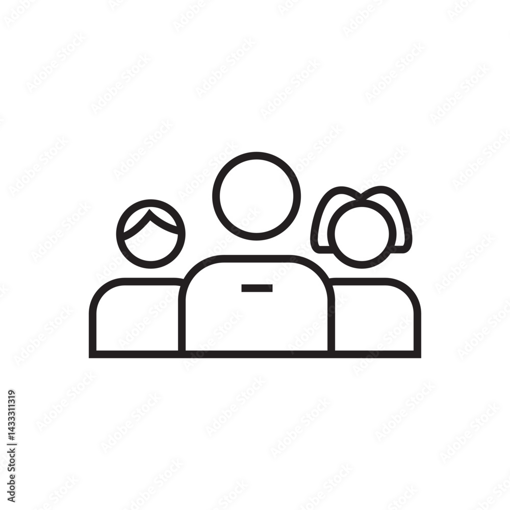 diversity icon editable outline stroke vector eps diversity icon editable outline stroke vector eps