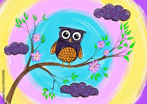 owl on a branch