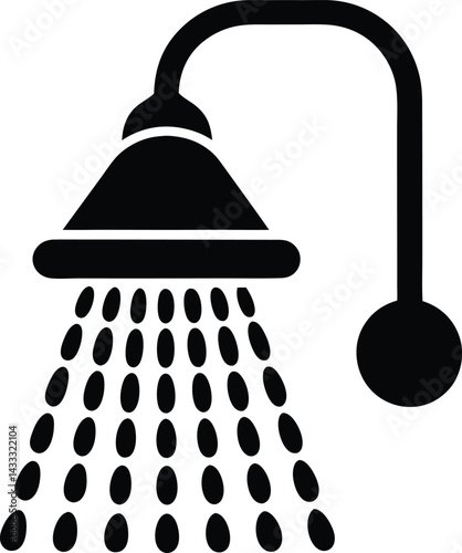 Shower  icon vector