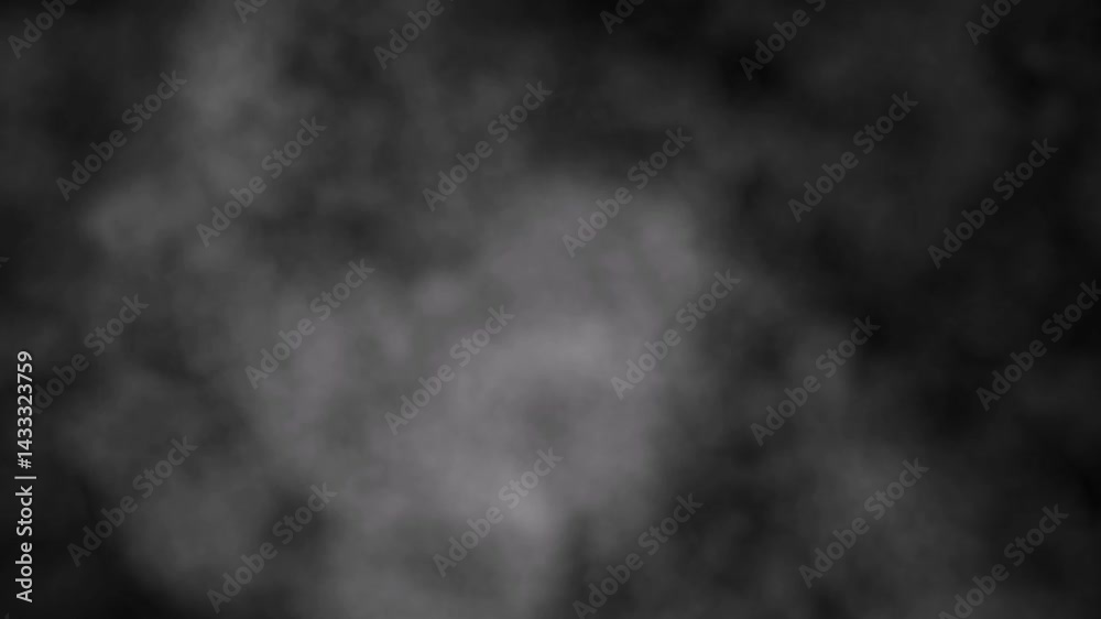 fog Mist smoky Black Background Stock video.mp4