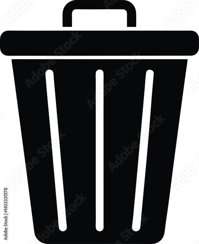 vector trash can icon