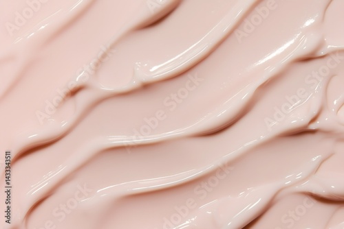 Cosmetic beauty care pink cream texture