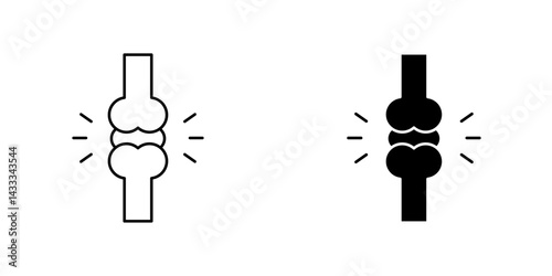 Herniated disc icon vector illustration for web, ui designs