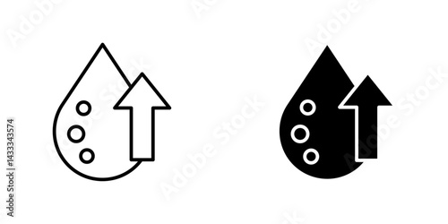 High cholesterol icon vector illustration for web, ui designs