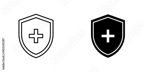 Immune guard icon vector illustration for web, ui designs