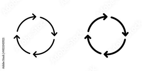 Life cycle icon vector illustration for web, ui designs