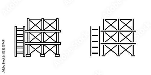 Scaffolding icon vector illustration for web, ui designs