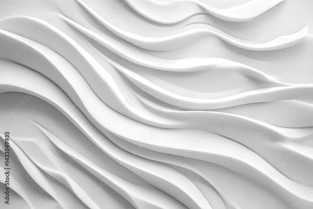 Abstract design of flowing white lines in a ripple pattern. Abstract design of flowing white lines in a ripple pattern.