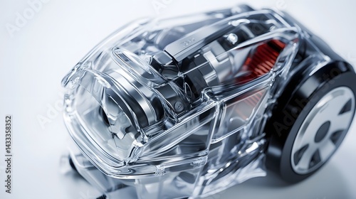 Transparent Vacuum Cleaner Mechanism.