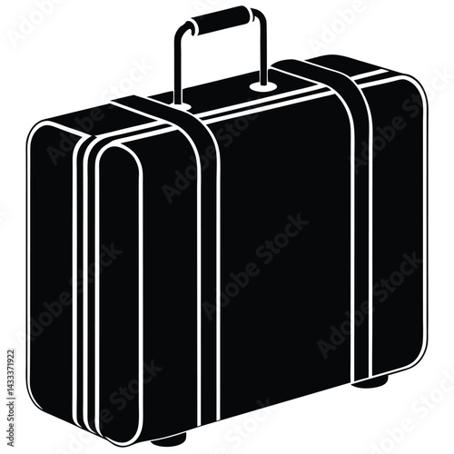 travel suitcase vector
