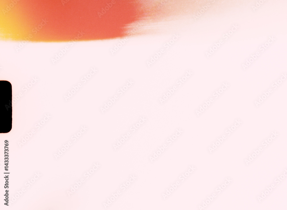 Obraz premium Abstract pink and orange gradient background with black rectangle