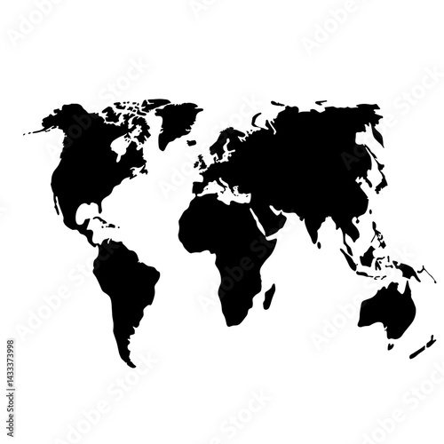 Migration path silhouette across globe with footprints, journey concept