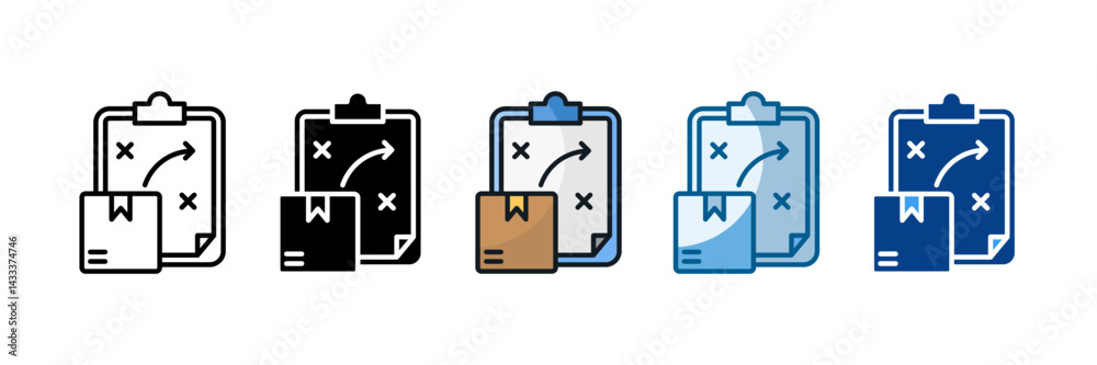 Product Strategy Icon Set Multiple Style Collection Product Strategy Icon Set Multiple Style Collection