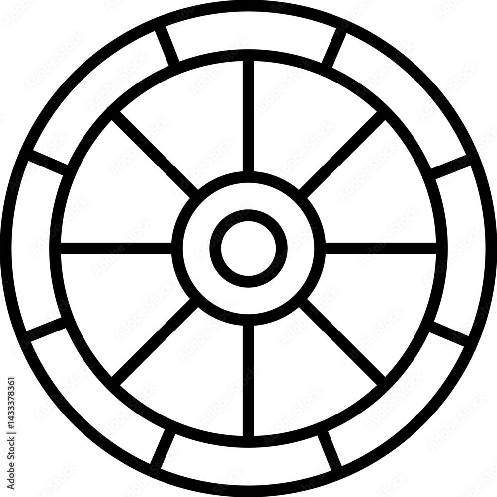 Obraz premium Color Wheel Icon