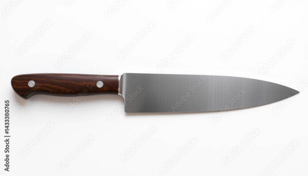 Chef's Knife on White Background (1) Chef's Knife on White Background (1)