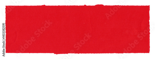texture background rectangle old red paper torn on transparent background