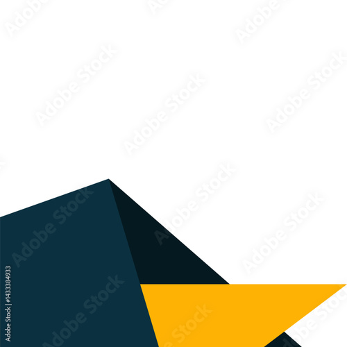 Geometric Footer Business