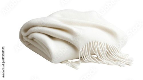 Luxurious Soft White Cashmere Throw Blanket for Cozy Home Decor