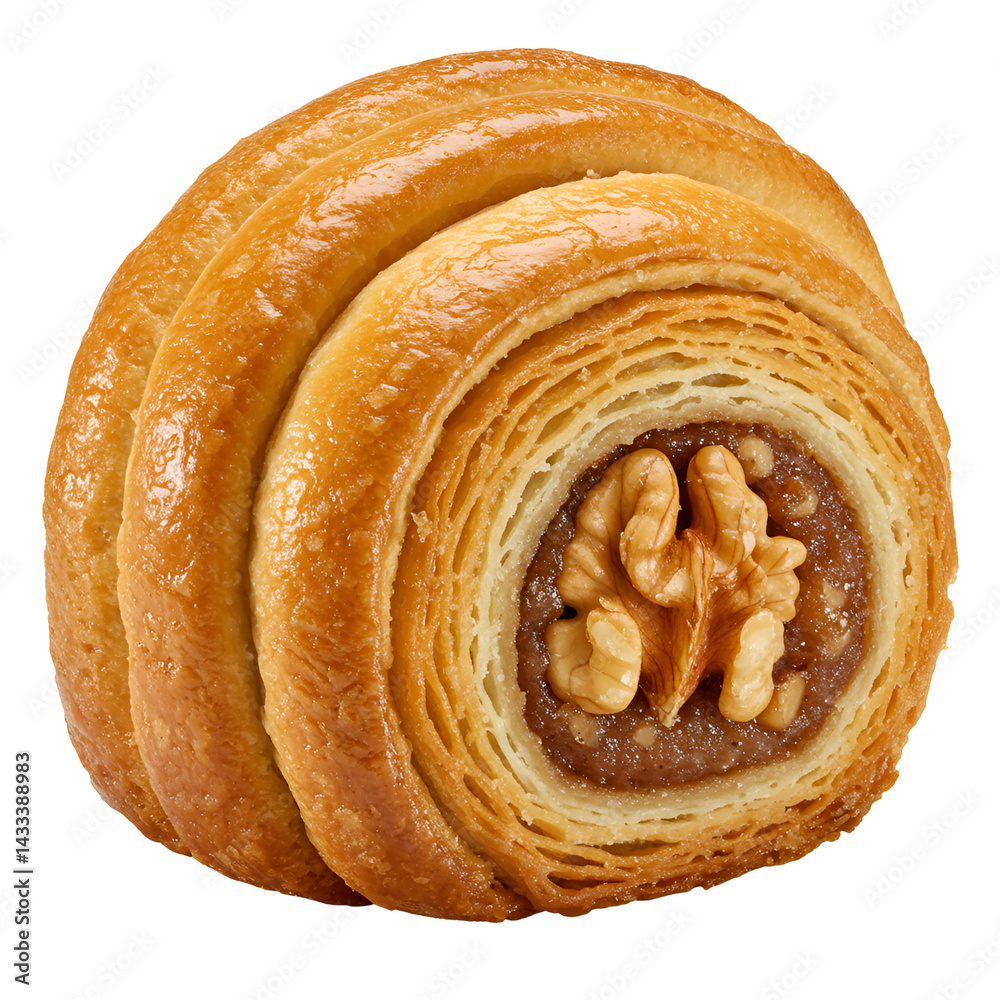 Fototapeta premium Gata - Sweet Pastry With Walnut Filling 2