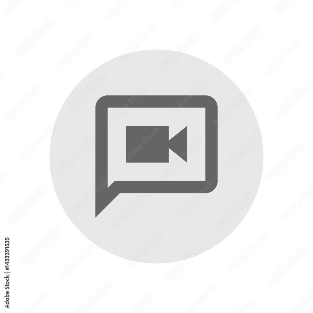 Voice Chat Outlined Icon Voice Chat Outlined Icon
