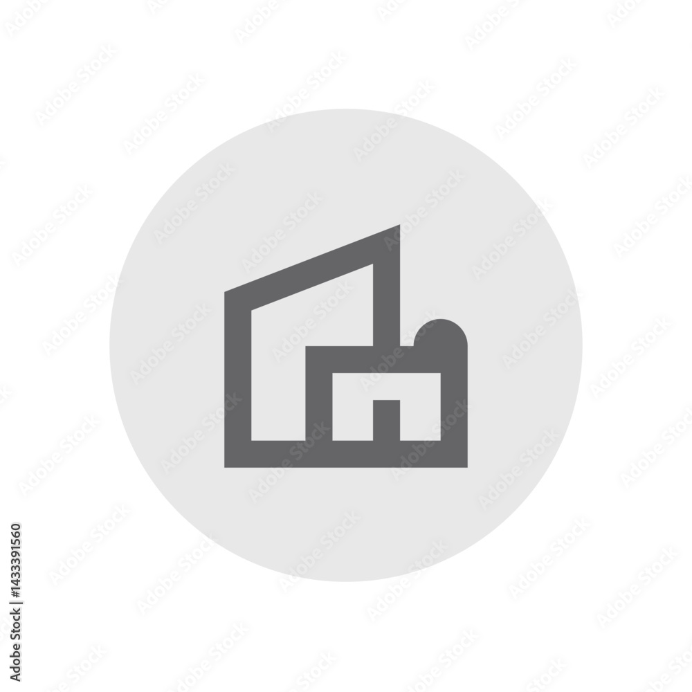 Villa Outlined Icon Villa Outlined Icon