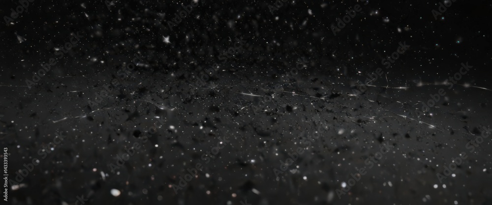 Obraz premium Inky black canvas strewn with diamond-like stars , galaxy, starry night