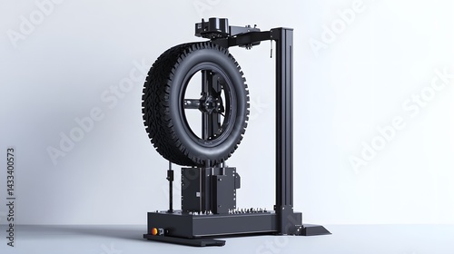 Tire Mounting Machine with Studio Shot. (2)
