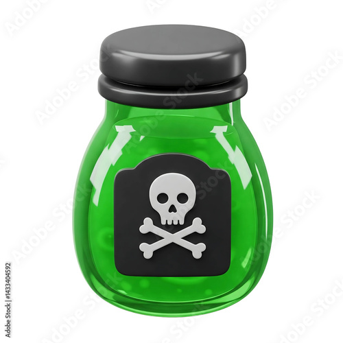 Poison Bottle Illustration