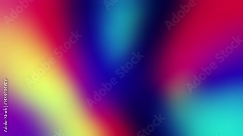 Soft Blurred Colorful Texture Animation Background Design. Gentle abstract shapes in rainbow colors flow and blend smoothly. Vibrant motion graphics concept.