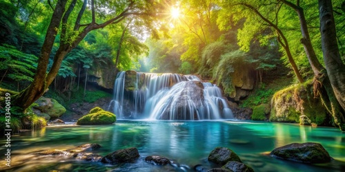 Hidden Waterfall Landscape Photography: Discover Serene Secret Falls