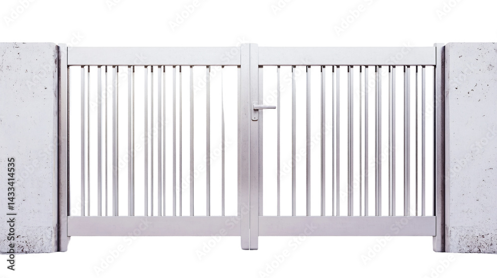 Professional Silver Metal Gate Design for Architectural Projects and Security Concepts Professional Silver Metal Gate Design for Architectural Projects and Security Concepts