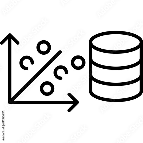 Data Correlation Icon