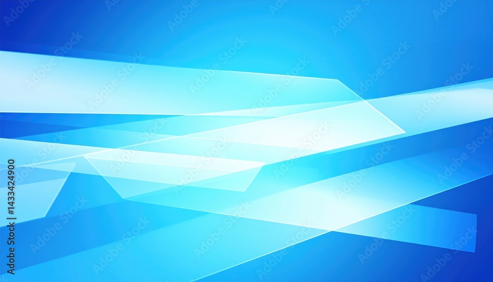 Naklejka premium Dynamic abstract blue background design digital art modern aesthetic creative environment wide view visual concept for technology