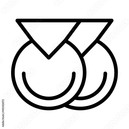 Castanets line icon