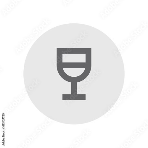 Wine Bar Outlined Icon