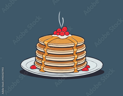 stack of pancakes