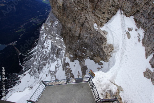 Zugspitze the highest peak of the Wetterstein Mountains and the highest mountain in Germany.
