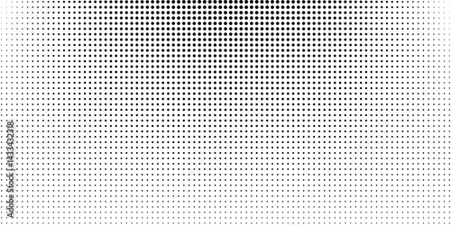 Set of halftone dots gradient pattern texture isolated on white background. Straight dotted spots using halftone circle dot raster texture. Vector blot half tone collection.