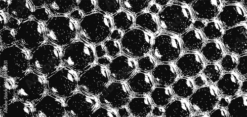 Unique bubble overlay texture providing a modern artistic flair for design projects and creative uses in various backgrounds