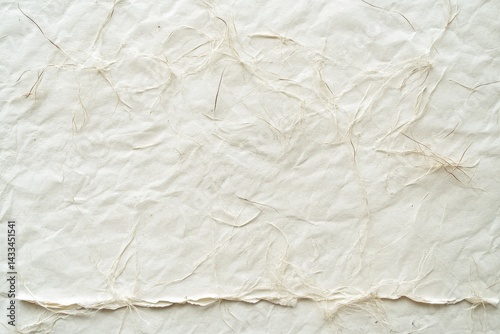 Close-up view of a textured, handmade paper surface.