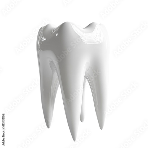 tooth isolated on white background