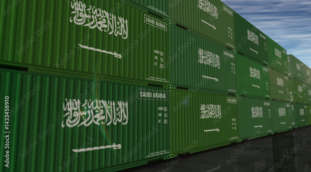 Saudi Arabia export cargo shipping containers