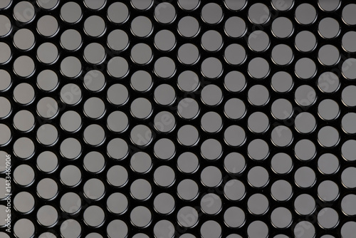 Obraz na płótnie a mesh to protect electrical appliances , a mesh with small holes to protect and provide ventilation, close up w salonie
