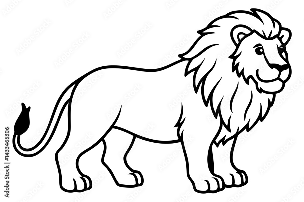 Royal Lion Linework